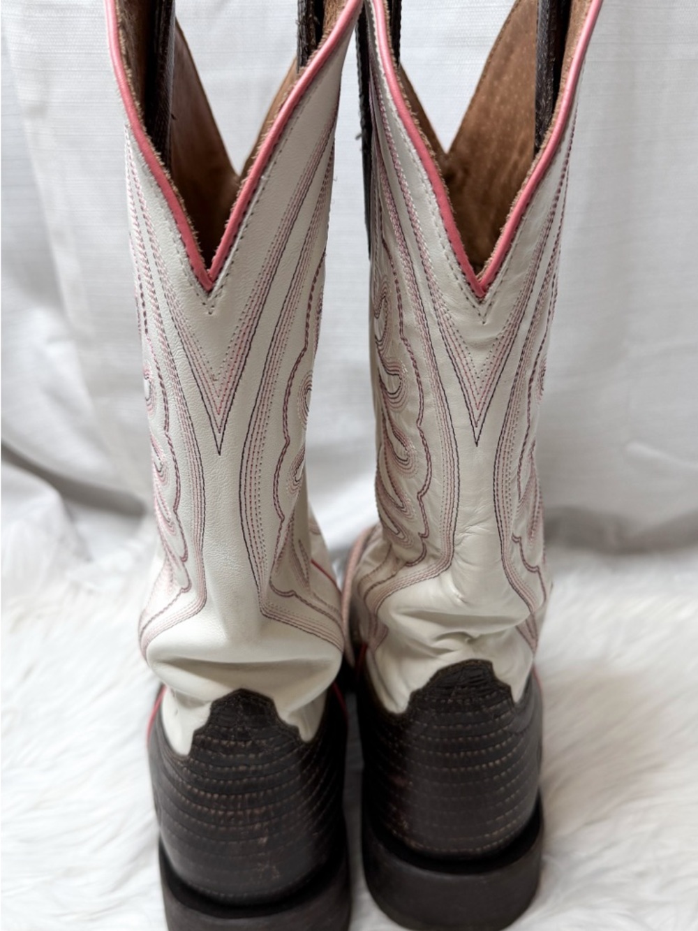 Ariat Circuit Shiloh Western Boots Womens Size 9 Distressed Brown Square Toe - Picture 4 of 8